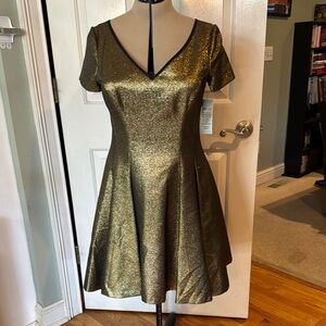 NWT Elegant Gold Dress